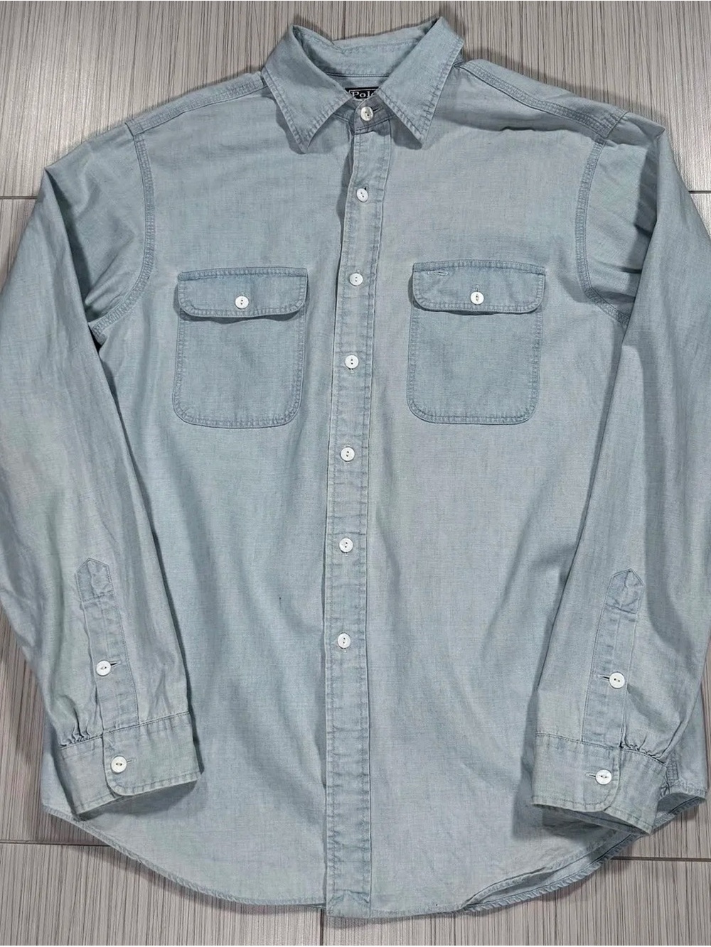 Vintage Polo Ralph Lauren Whitewater Raft Guide Button Down (Size L) - Picture 2 of 3